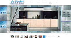 Desktop Screenshot of abhishekartglass.com